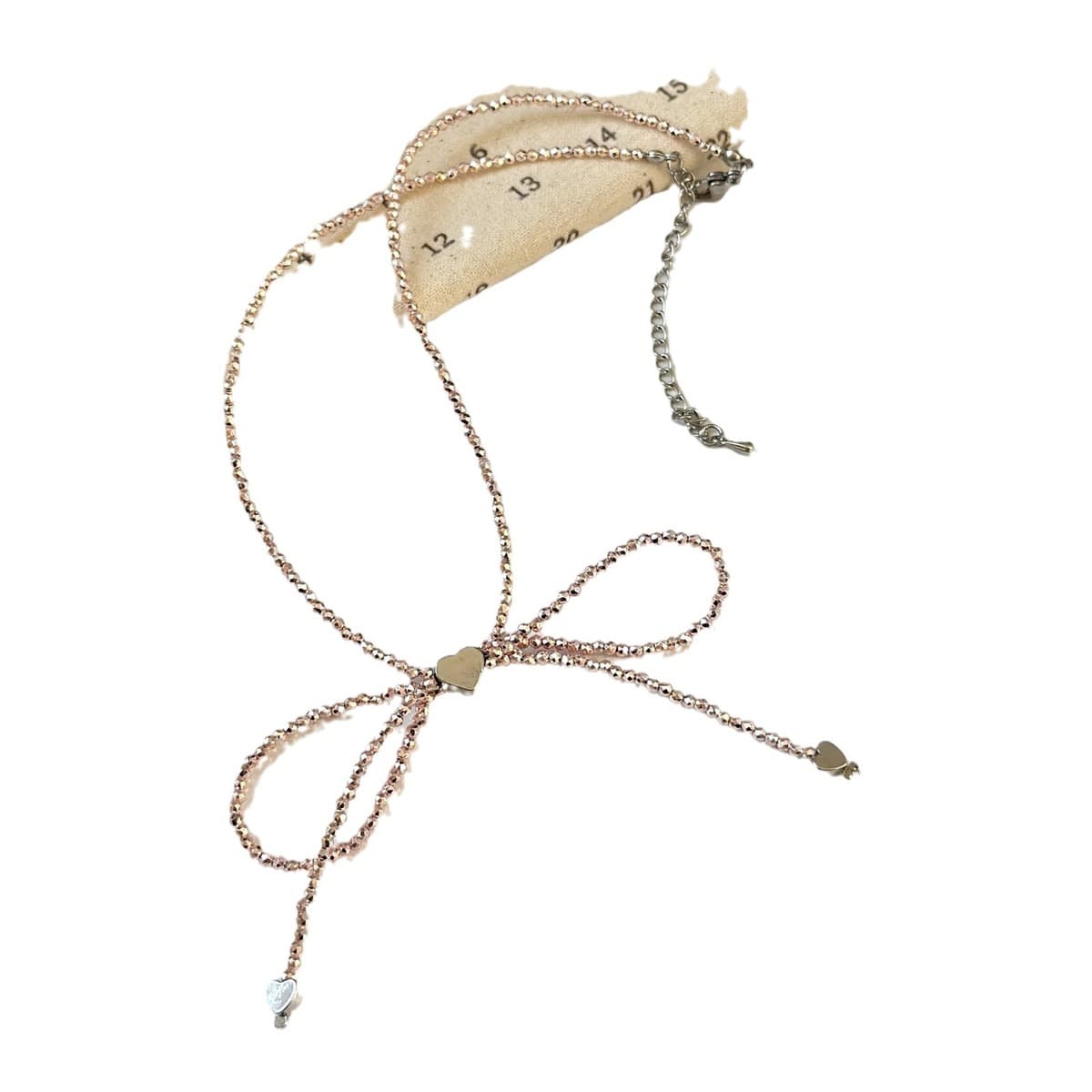 Розовая черная цепочка ключицы из бисера любовь жемчужная шнуровка бант ниша дизайн темперамент ожерелье женский чокер