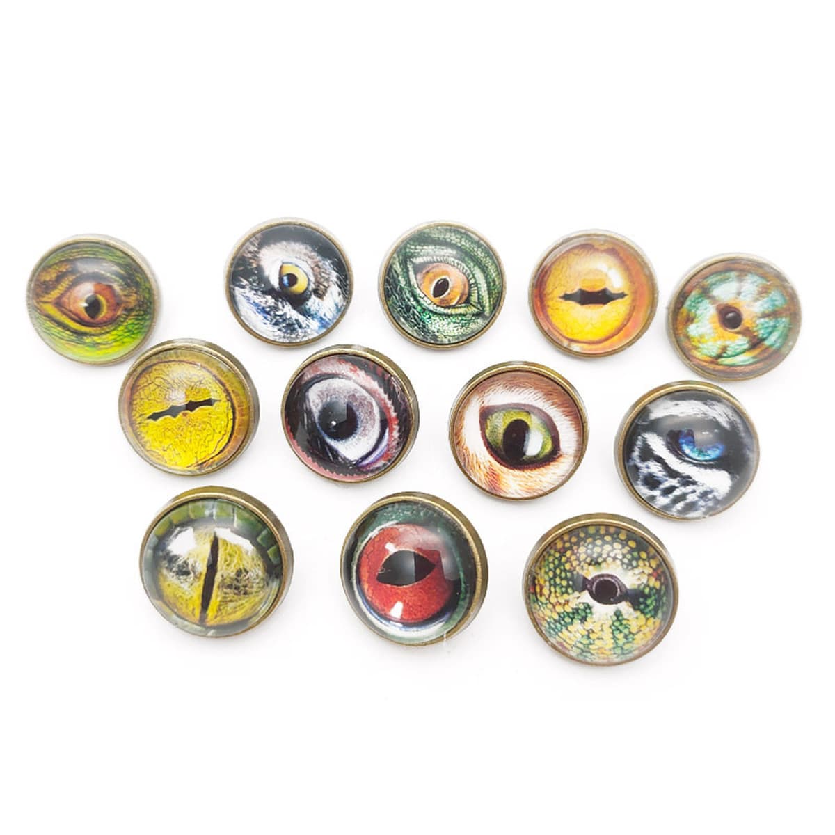 Фабрика прямые поставки DIY время драгоценный камень круглая кнопка оснастки металлический хрусталь мультфильм перо узор...