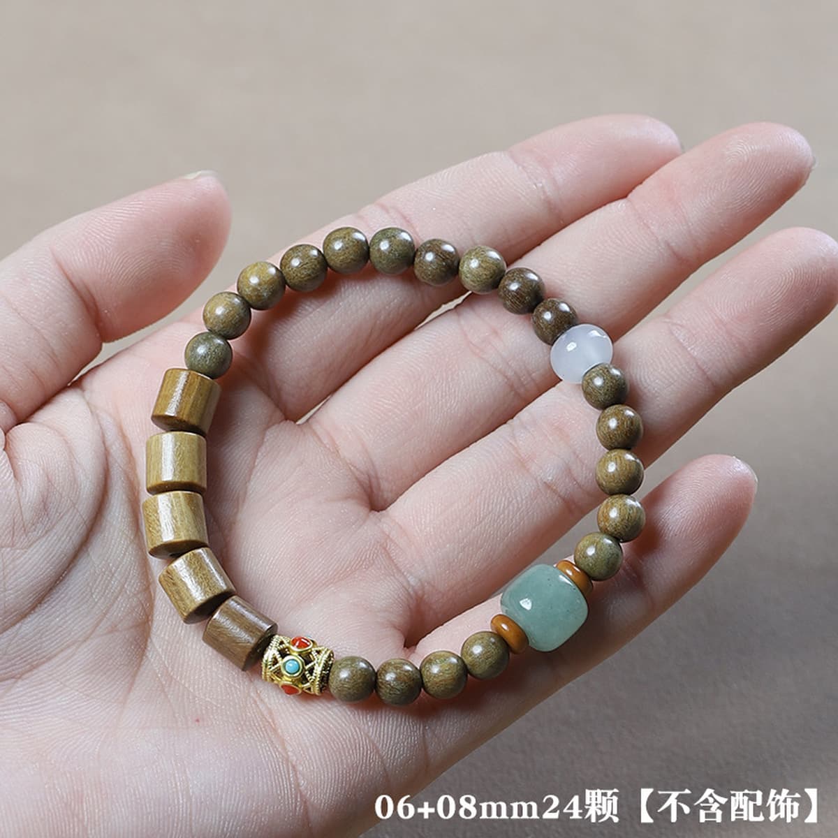 Аргентина зажатое старое сандаловое дерево деревянные бусины ручной строкой для мужчин и женщин 108 четок производителей...