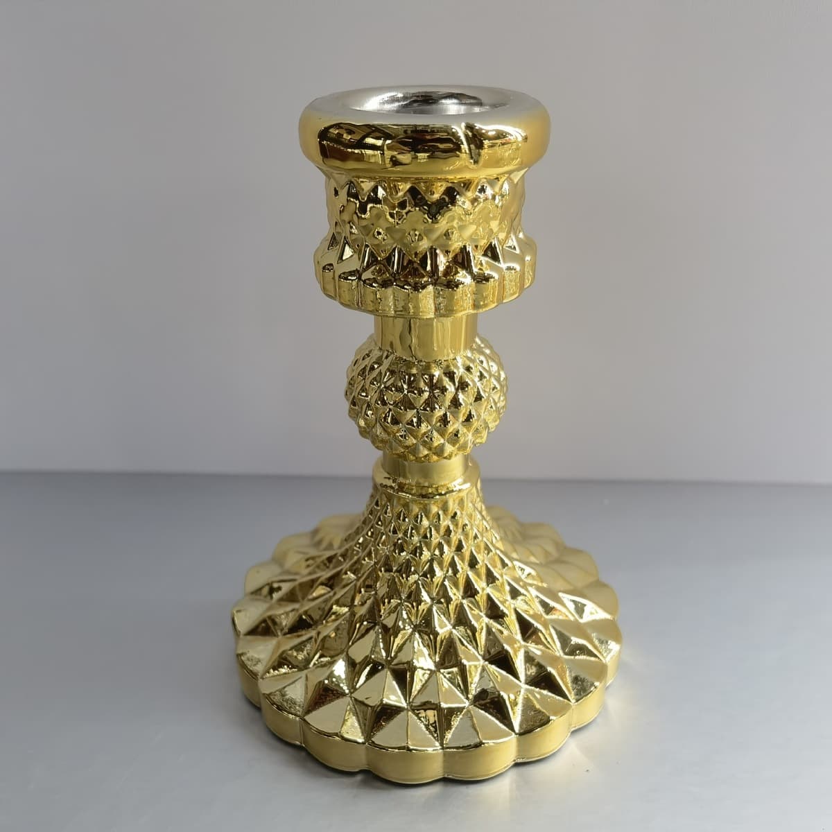 Простой стеклянный подсвечник в европейском стиле, гостиничный бытовой стержень, восковая основа, романтический обеденный...