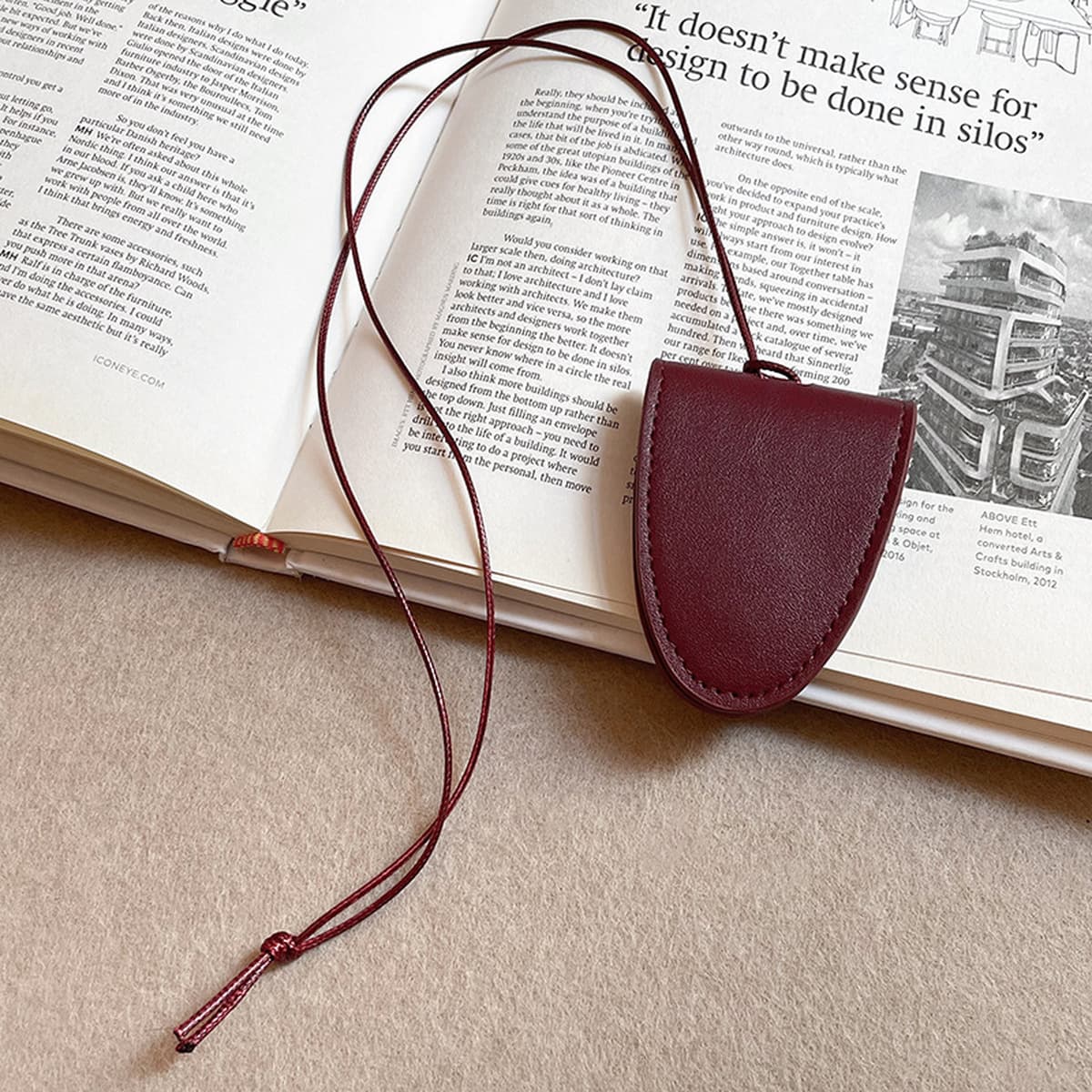 Кожаная магнитная шея очки сумка ожерелье женская сумка сумка солнцезащитные очки подвеска 2025 новый стиль изысканная...