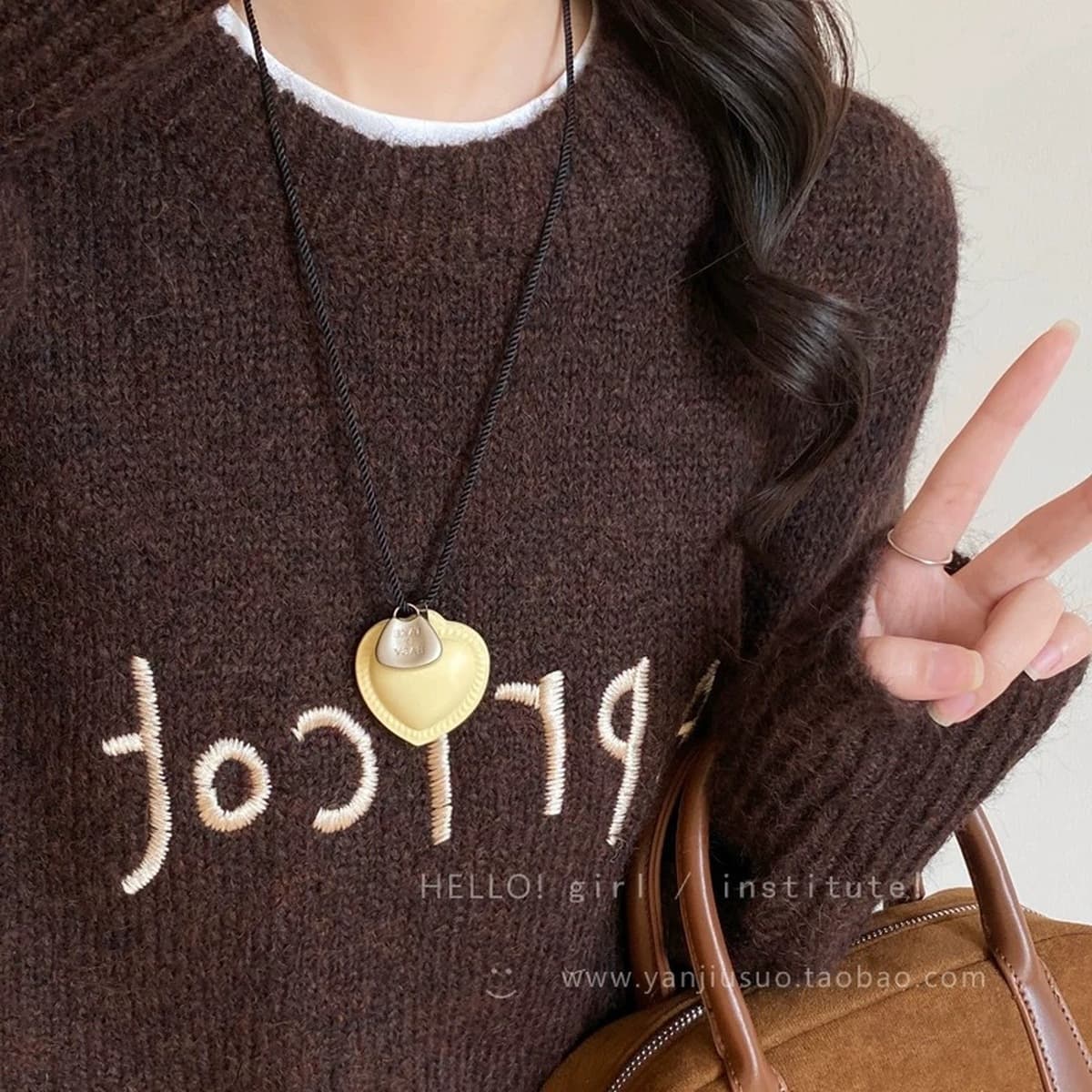 Кожаная магнитная шея очки сумка ожерелье женская сумка сумка солнцезащитные очки подвеска 2025 новый стиль изысканная...