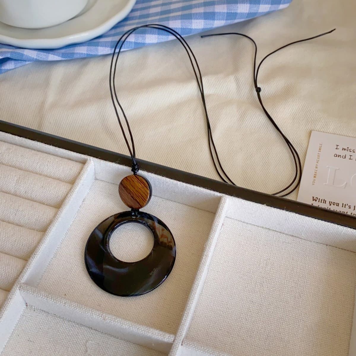 Богемное ретро керамическое ожерелье для женщин, новый китайский стиль, экзотический этнический стиль, высококачественная...