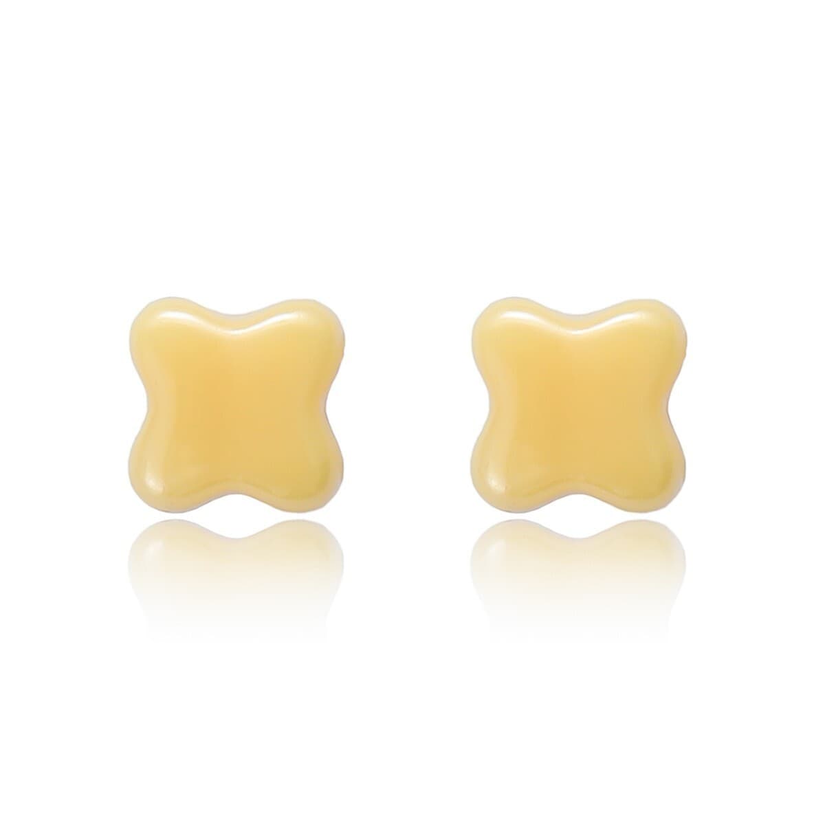 Биологические фарфоровые серьги-гвоздики для ушей