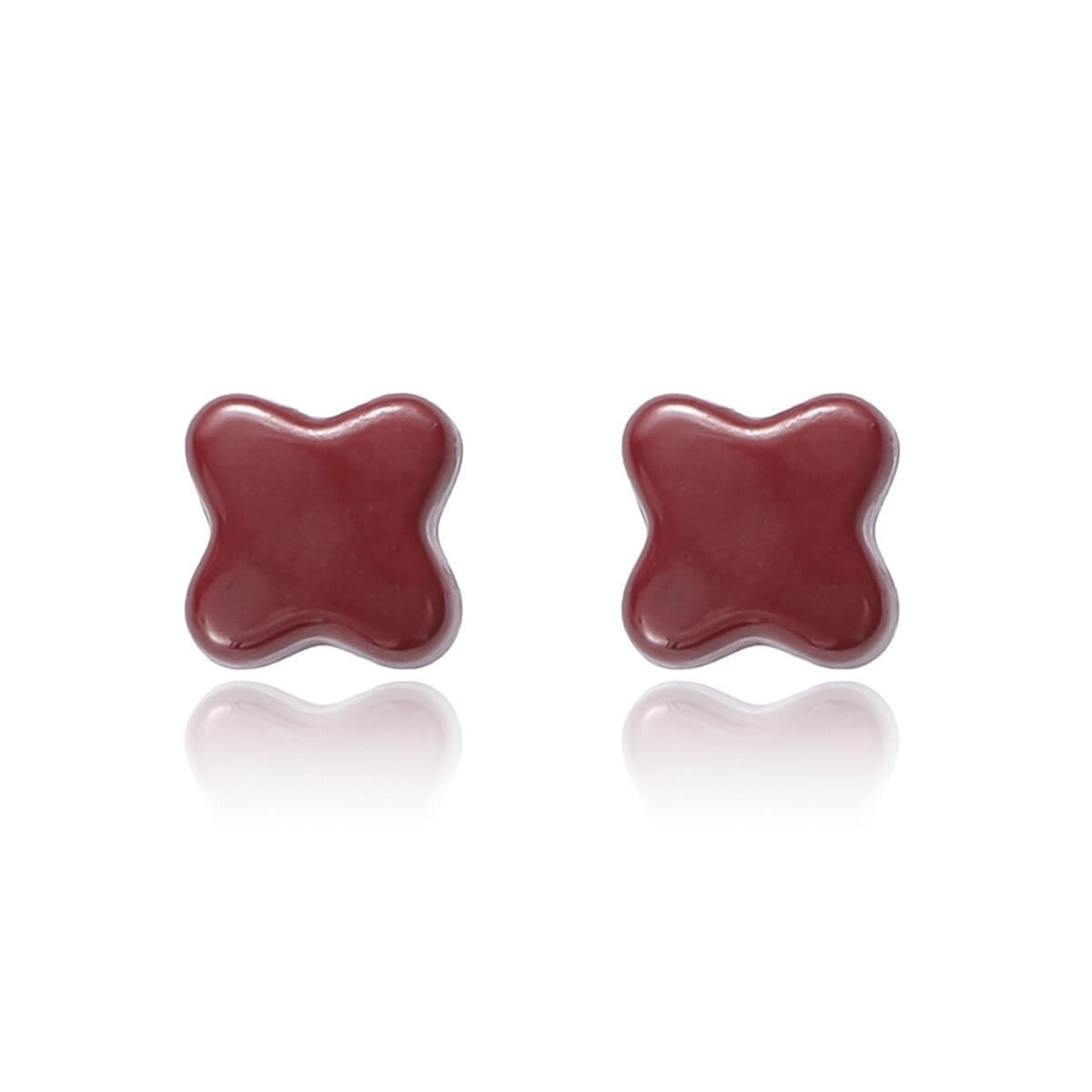 Биологические фарфоровые серьги-гвоздики для ушей