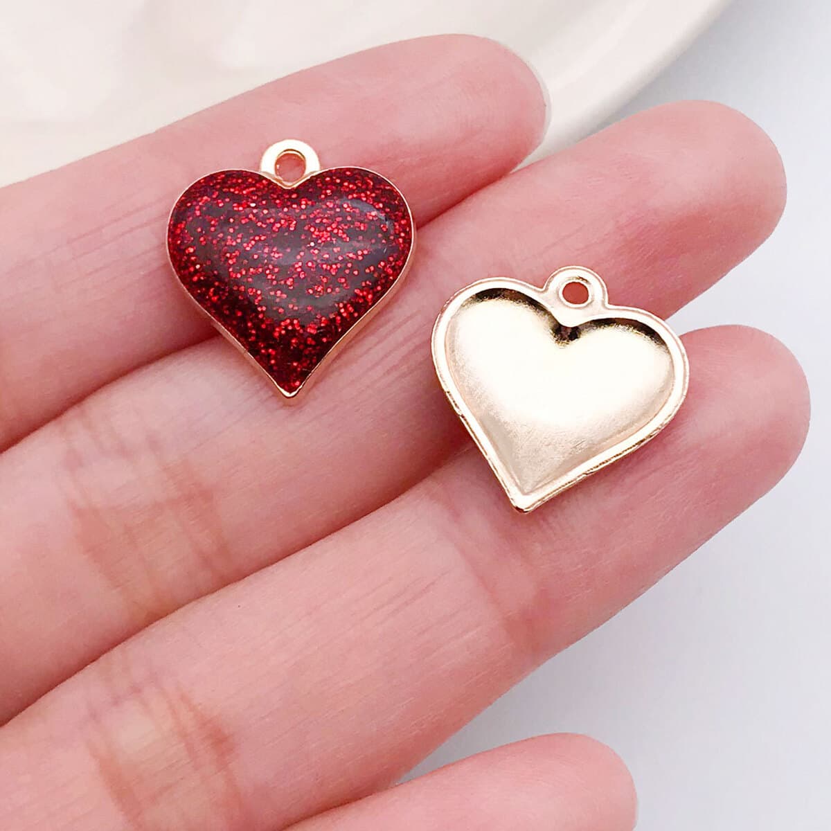 Кулон-подвеска для ожерелья DIY в форме сердца с розой и надписью LOVE, цвет розовый, ко Дню святого Валентина, аксессуары...