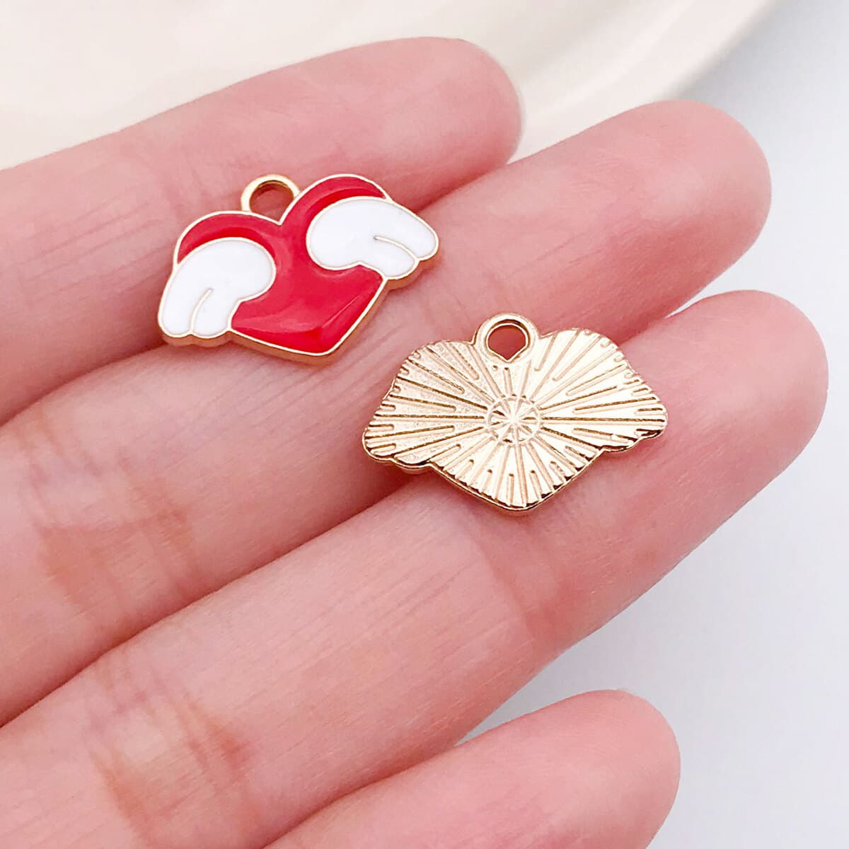 Кулон-подвеска для ожерелья DIY в форме сердца с розой и надписью LOVE, цвет розовый, ко Дню святого Валентина, аксессуары...