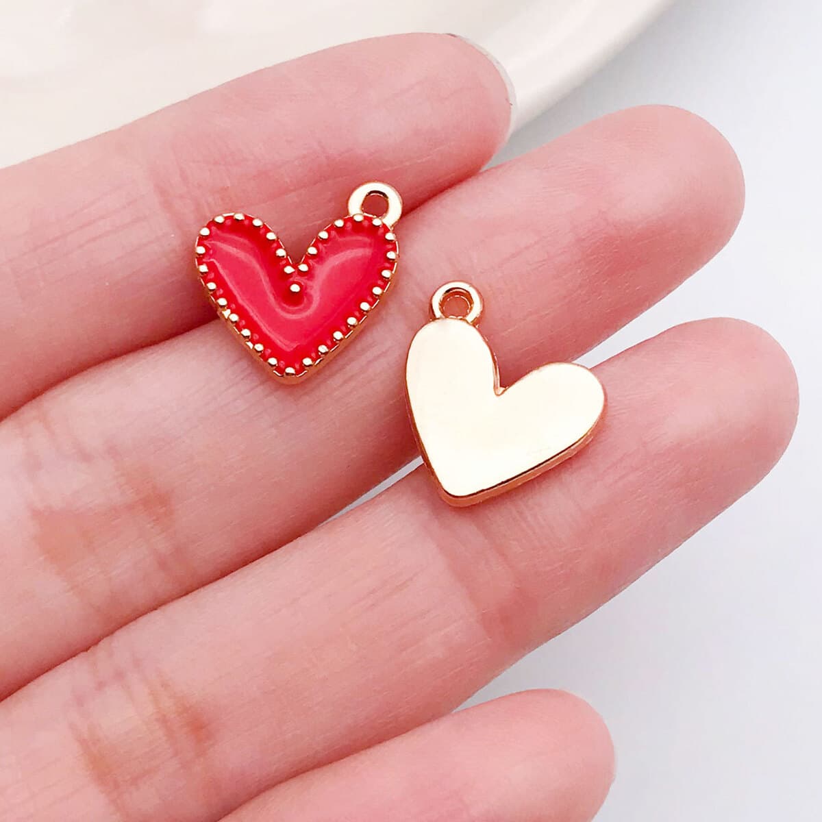 Кулон-подвеска для ожерелья DIY в форме сердца с розой и надписью LOVE, цвет розовый, ко Дню святого Валентина, аксессуары...