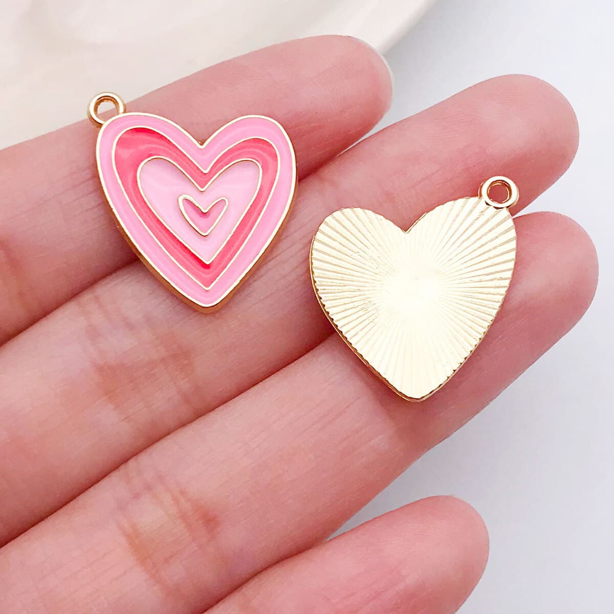 Кулон-подвеска для ожерелья DIY в форме сердца с розой и надписью LOVE, цвет розовый, ко Дню святого Валентина, аксессуары...