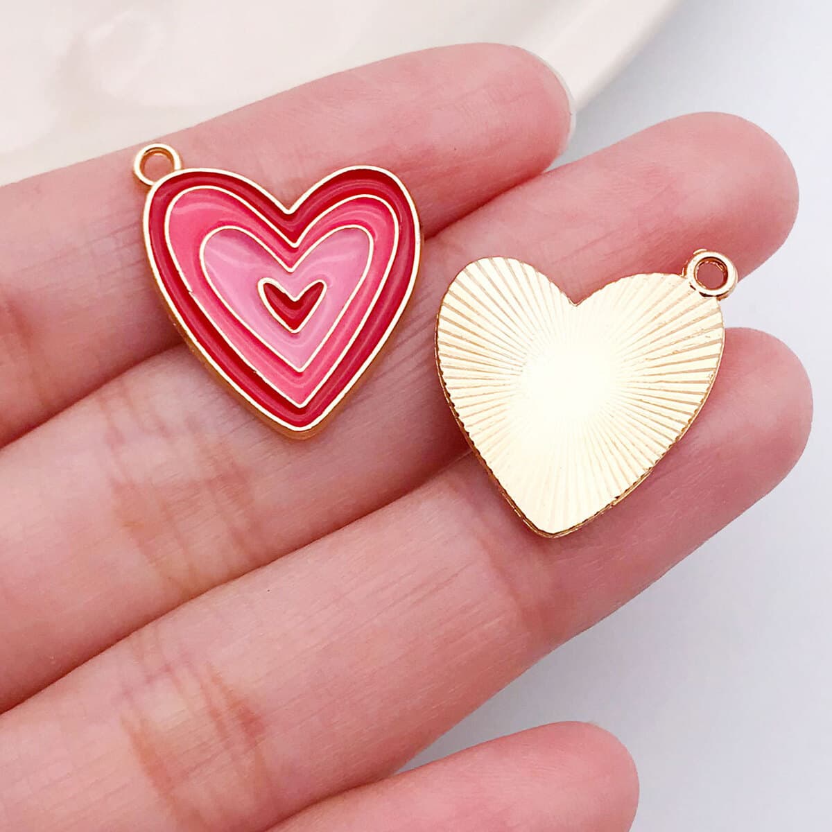 Кулон-подвеска для ожерелья DIY в форме сердца с розой и надписью LOVE, цвет розовый, ко Дню святого Валентина, аксессуары...