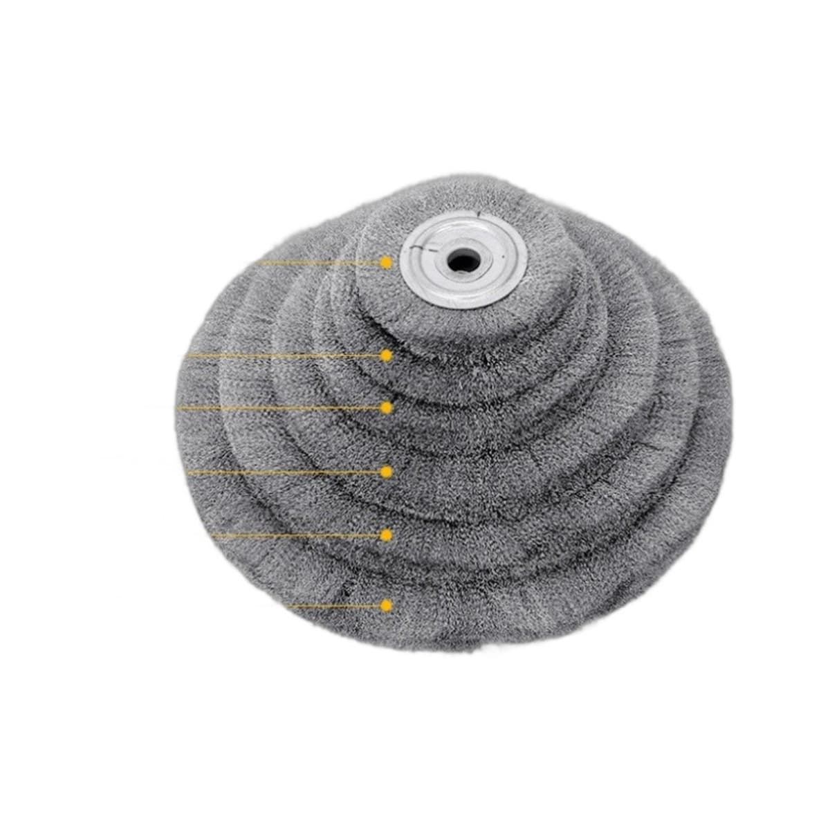 Плоская проволочная щетка из нержавеющей стали для удаления ржавчины, полировки, зачистки, шлифовки дерева, для угловой...