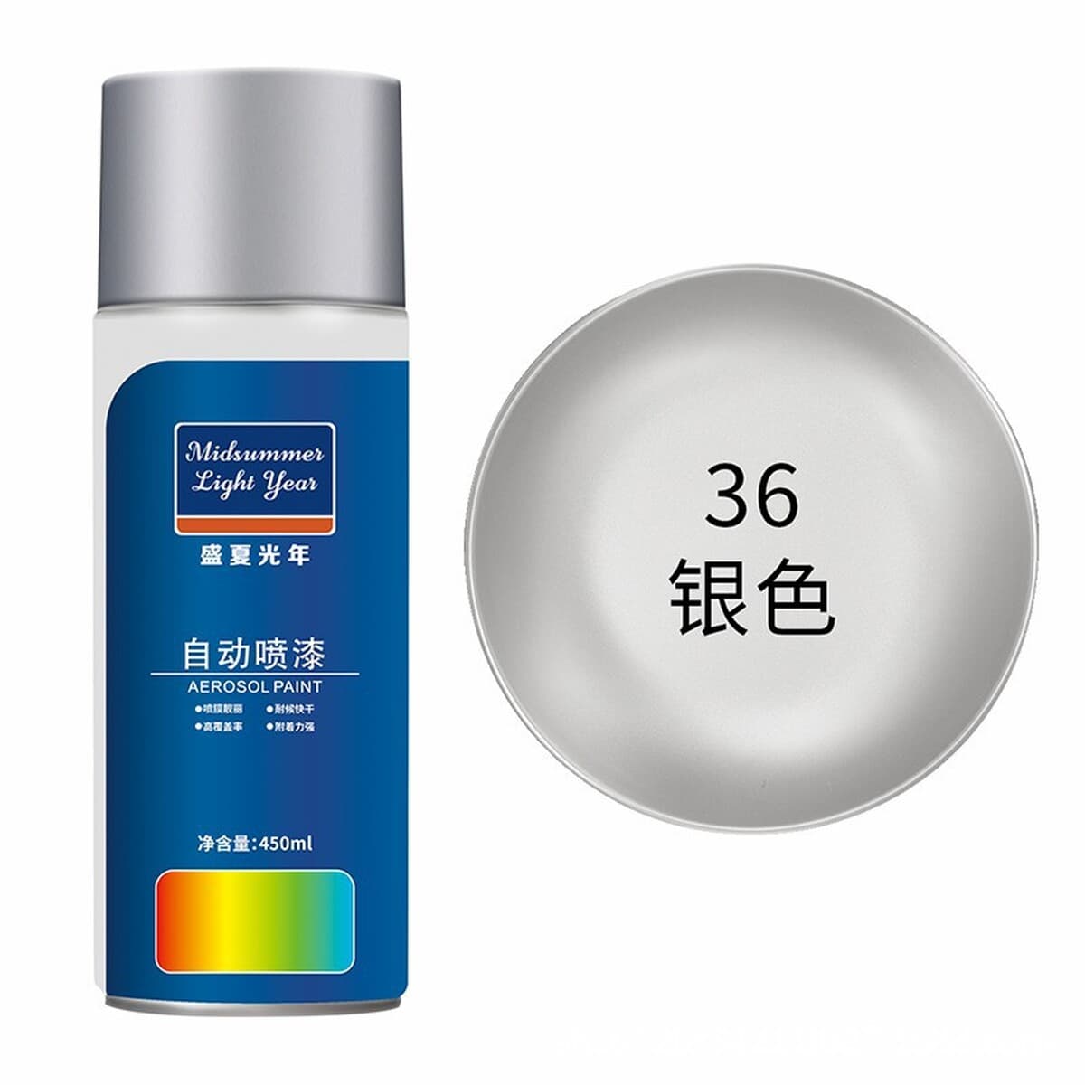 Оптовая ручная аэрозольная краска для граффити на стенах, антикоррозийная модификация колес автомобиля, белая и черная...