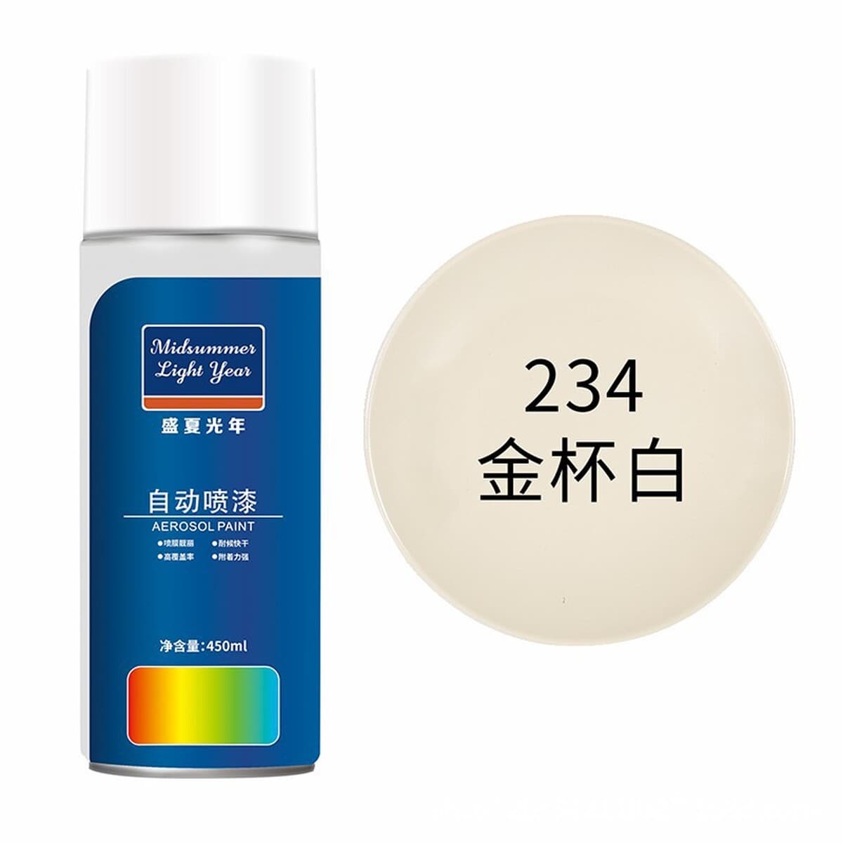 Оптовая ручная аэрозольная краска для граффити на стенах, антикоррозийная модификация колес автомобиля, белая и черная...