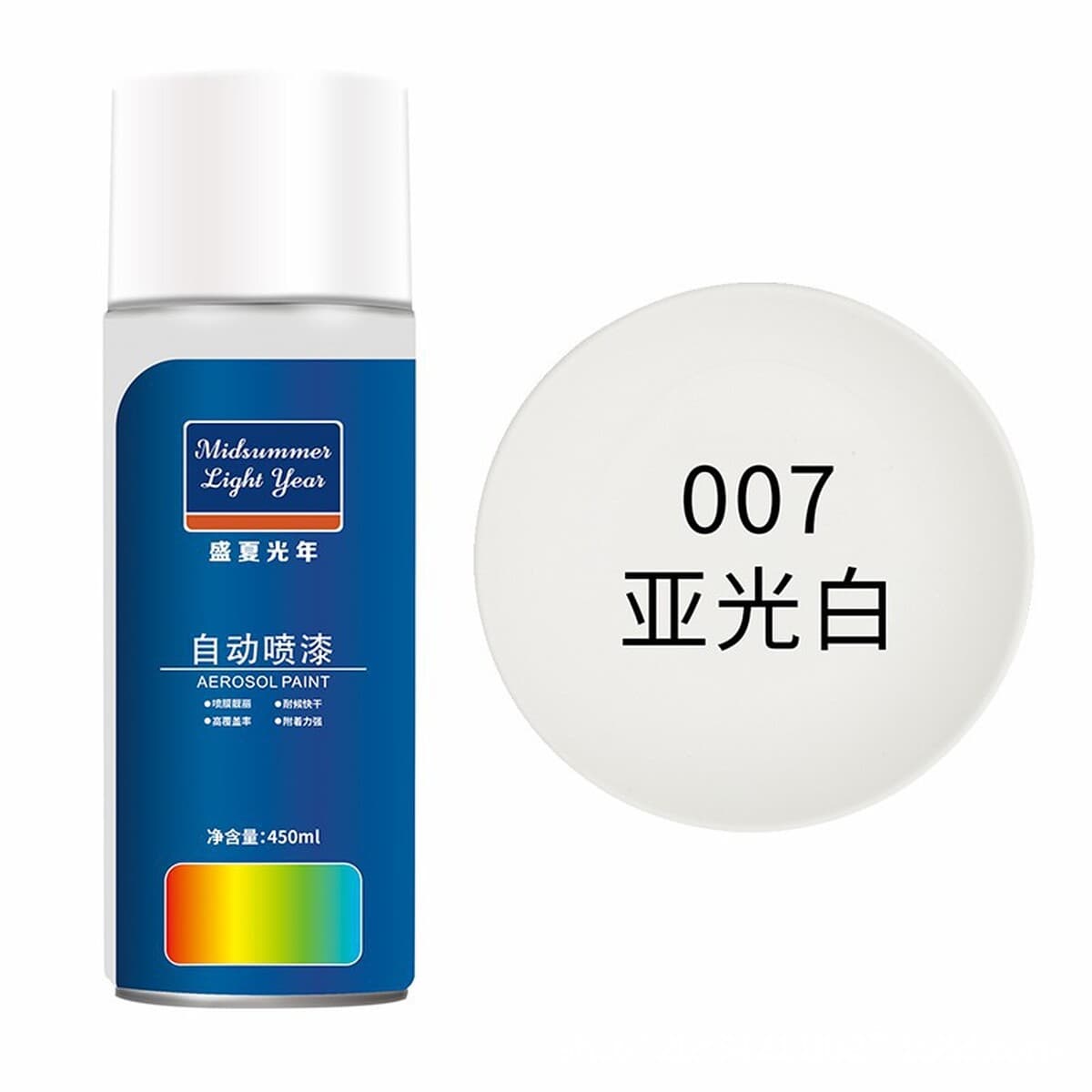 Оптовая ручная аэрозольная краска для граффити на стенах, антикоррозийная модификация колес автомобиля, белая и черная...