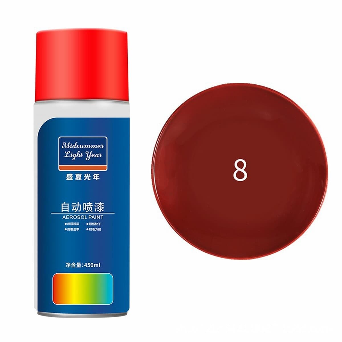 Оптовая ручная аэрозольная краска для граффити на стенах, антикоррозийная модификация колес автомобиля, белая и черная...