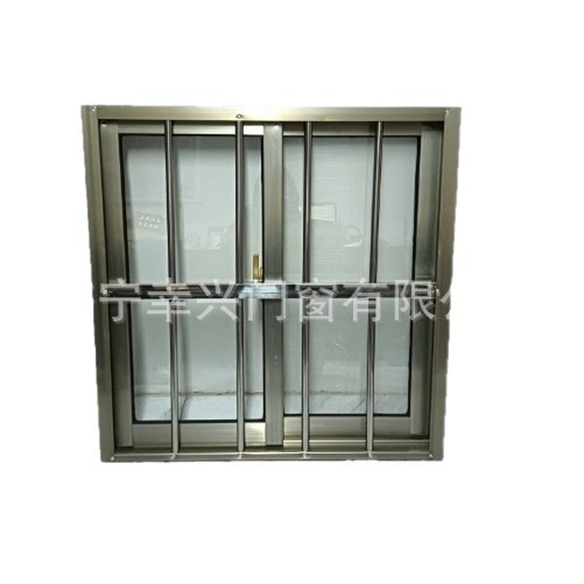 Противовзломное раздвижное окно из алюминиевого сплава со встроенной сеткой для животноводческих ферм, загородных домов...