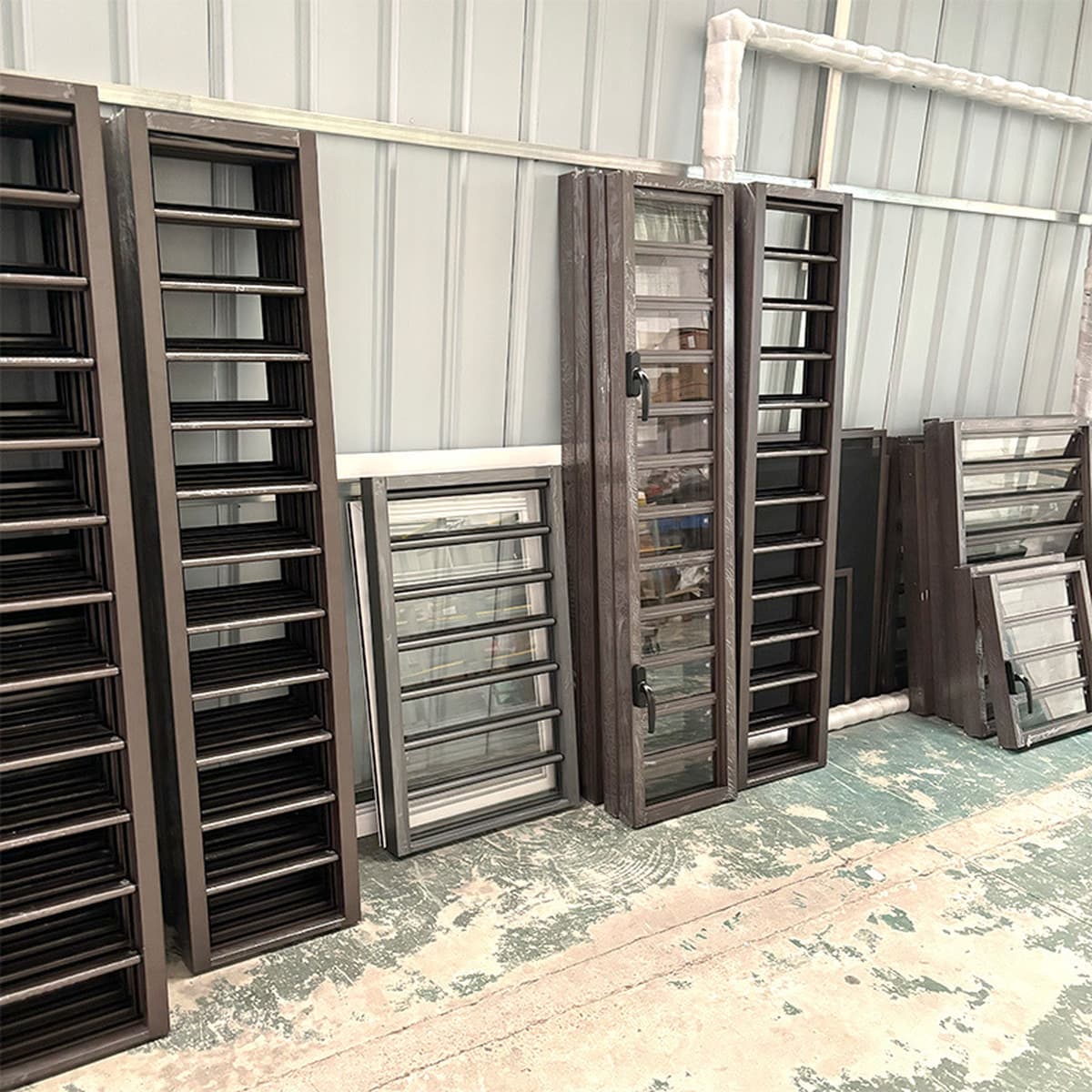 Вентиляционные решетки из алюминиевого сплава, декоративные жалюзи для наружных стен, водонепроницаемые, для вентиляции и...