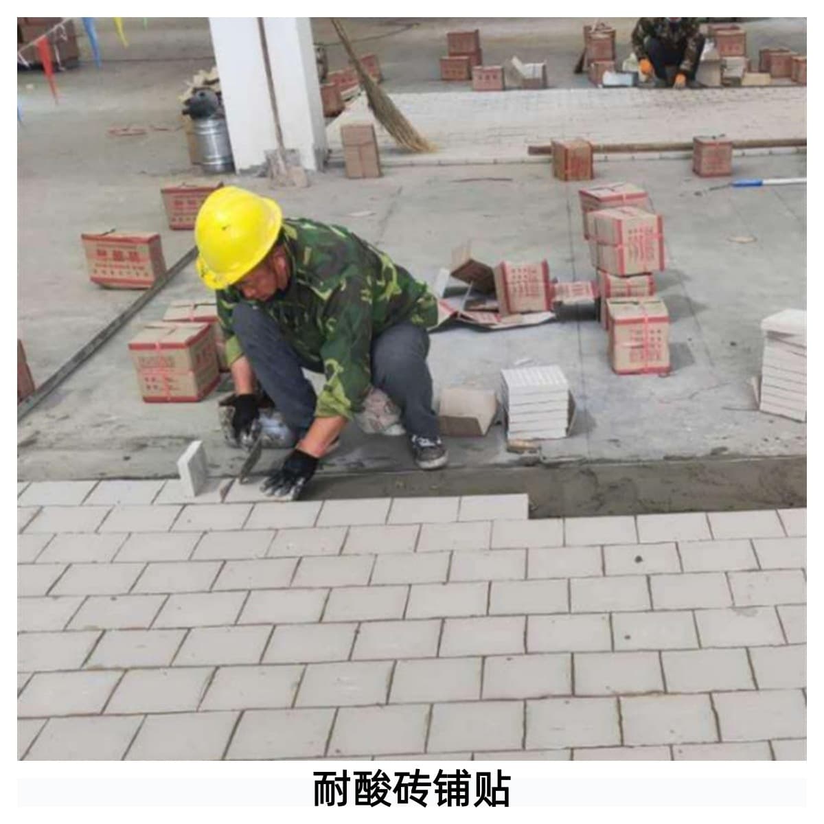 Фурановый раствор, эпоксидный раствор для склеивания кислотостойких кирпичей, фурановый раствор