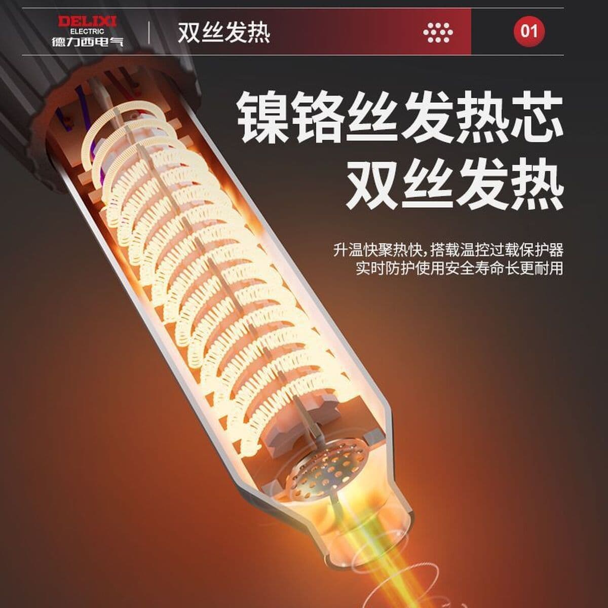 Delixi электрическая тепловая пушка промышленного класса автомобильный бампер ремонт сварочный инструмент ручной бытовой...