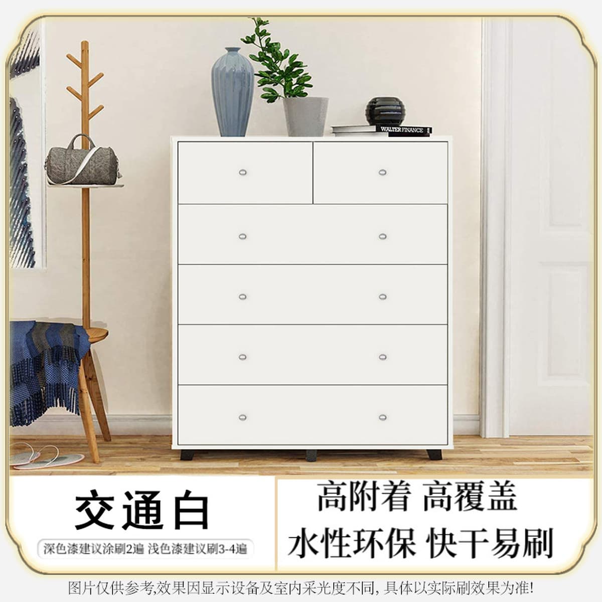 Деревянная краска на водной основе деревянная дверь мебель для изменения цвета отремонтированная тумбочка деревянная краска...