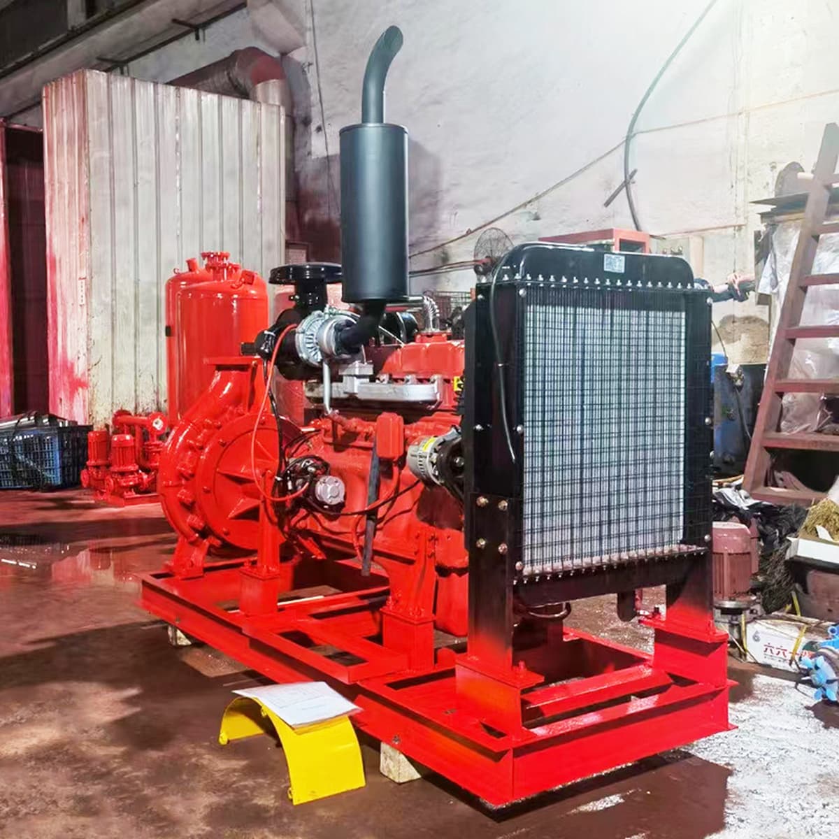 Дизельный пожарный насосный агрегат XBC, электрический пожарный насос, высоконапорный высокопроизводительный водяной насос...