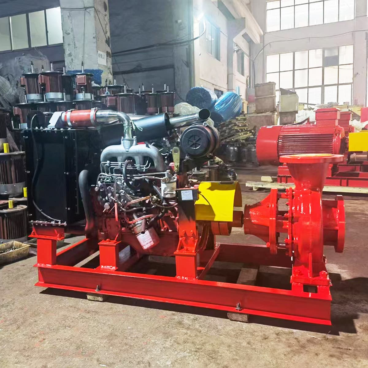 Дизельный пожарный насосный агрегат XBC, электрический пожарный насос, высоконапорный высокопроизводительный водяной насос...