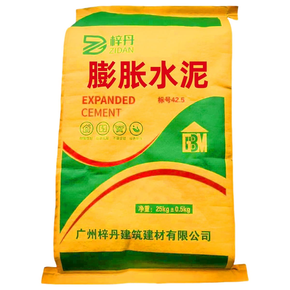 Быстросохнущий высокопрочный расширяющийся цемент в провинции Гуандун, водонепроницаемость, устойчивость к трещинам,...