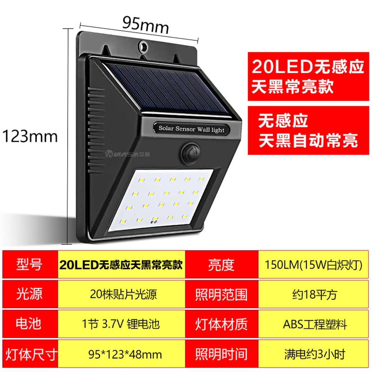 Солнечный Открытый Индукционная Лампа Сад Свет Дома Крытый Человеческого Тела Индукционный Настенный Светильник RV Вилла...