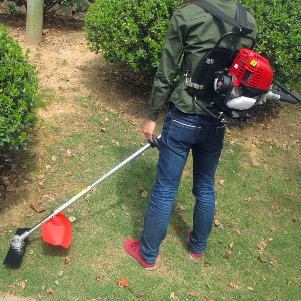 Бензиновая газонокосилка-триммер (однокомпонентная, для прямой поставки), ранцевая, малогабаритная, для сельского хозяйства,...