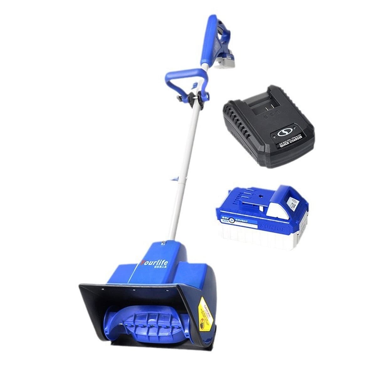 Электрический снегоуборщик с литиевой батареей, небольшой инструмент для удаления снега с школьных дорог и дома,...