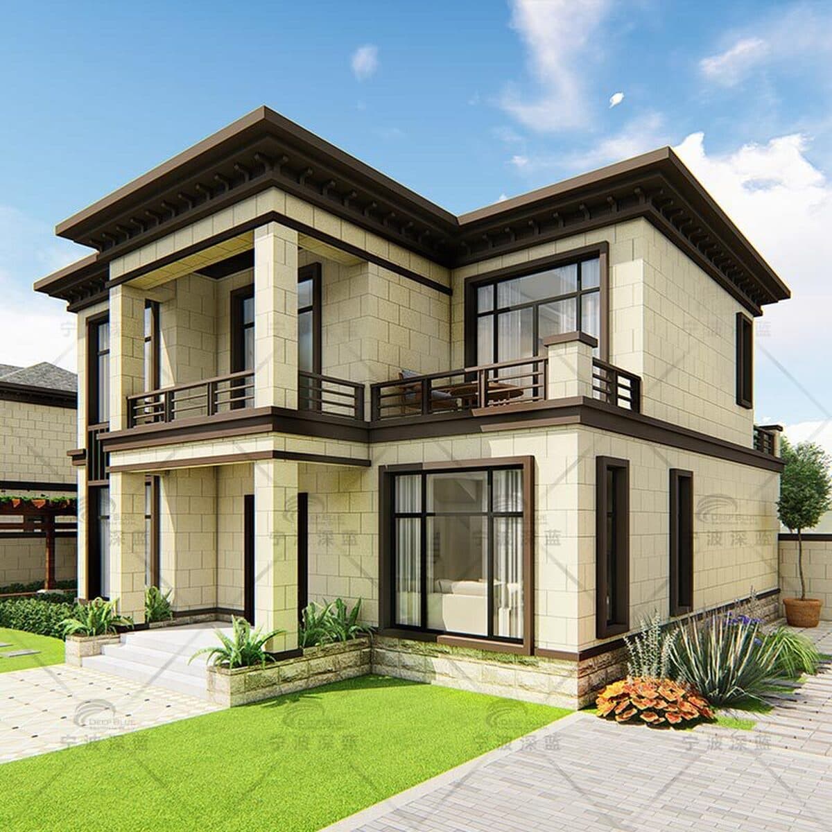 Легкая стальная вилла заводской контейнер передвижной дом передвижной панельный дом интегрированный дом сельский дом...