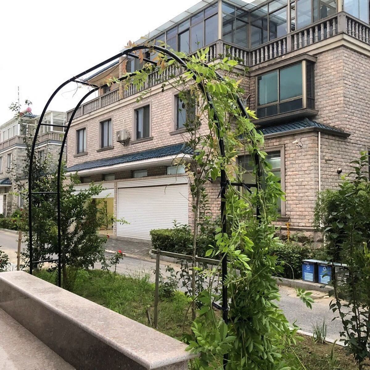 Кованая подставка для цветов для восхождения на виноградную лозу садовая вилла с балконным растительным кронштейном...