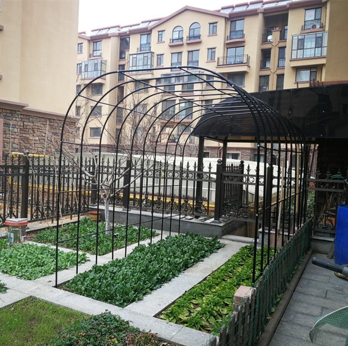 Кованая подставка для цветов для восхождения на виноградную лозу садовая вилла с балконным растительным кронштейном...