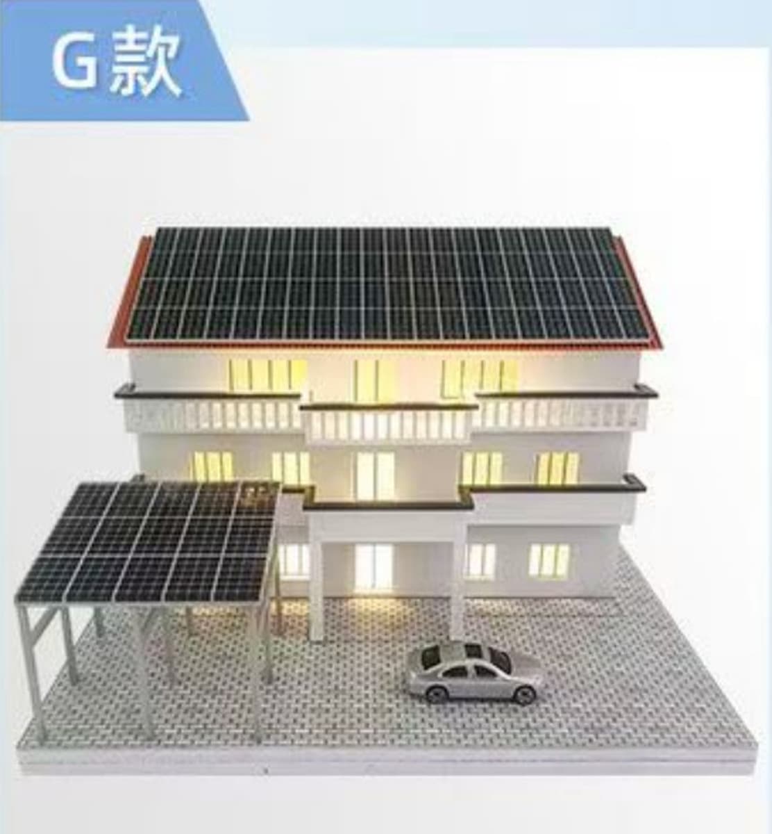 Популярная модель солнечной панели для крыши, новая энергетическая модель с песочным столом, солнечная комната на втором...