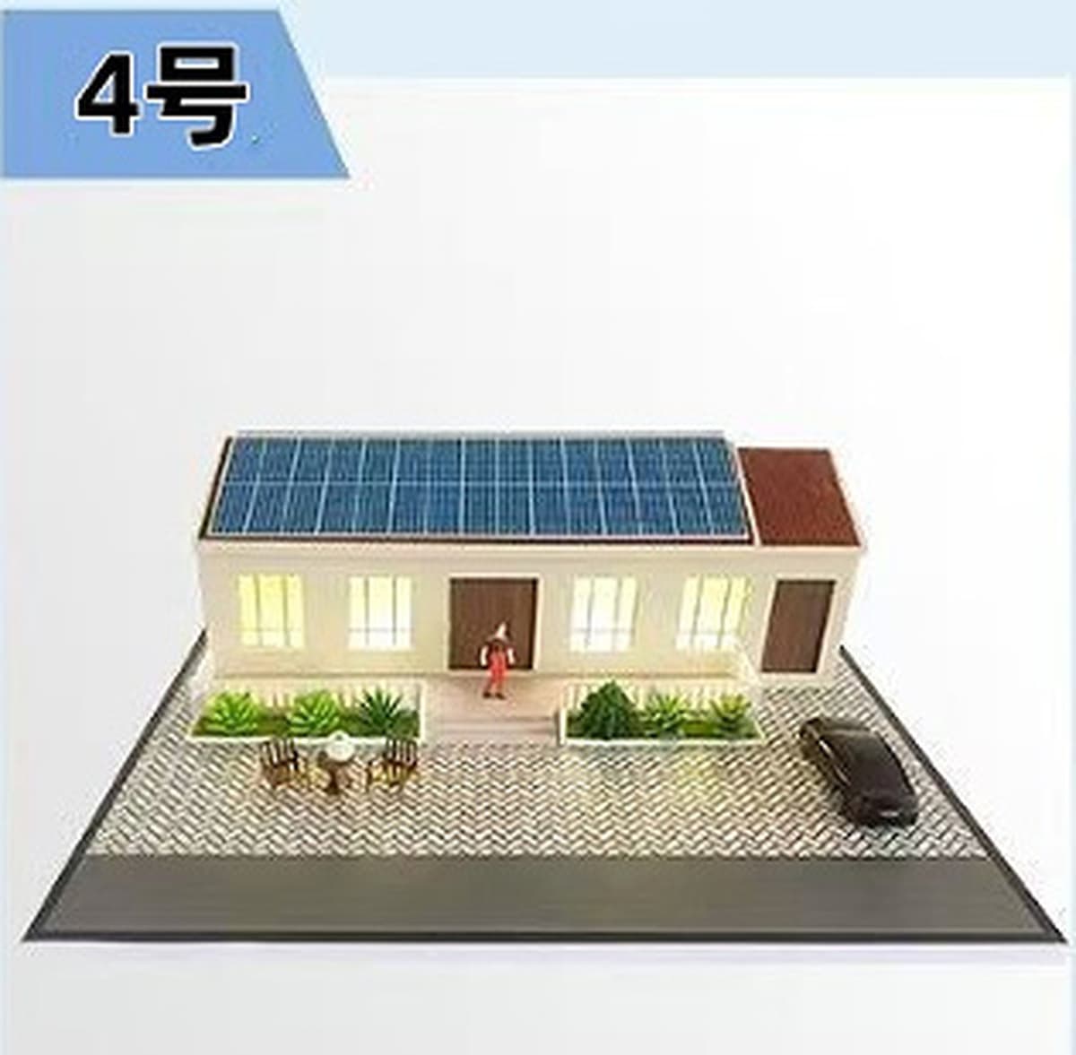Популярная модель солнечной панели для крыши, новая энергетическая модель с песочным столом, солнечная комната на втором...