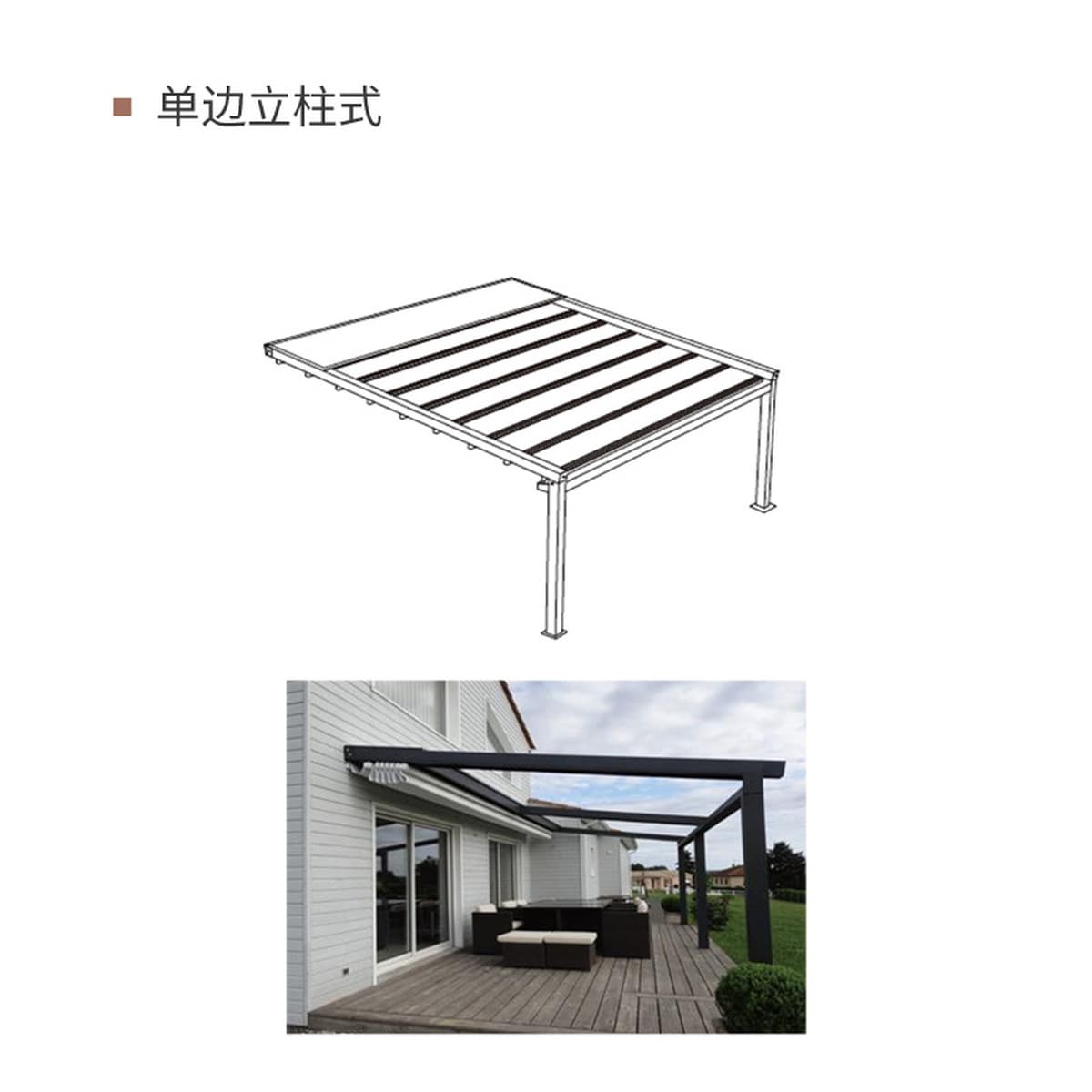 Умные непромокаемые жалюзи электрическая беседка оптом вилла сад двор затенение современная уличная электрическая беседка