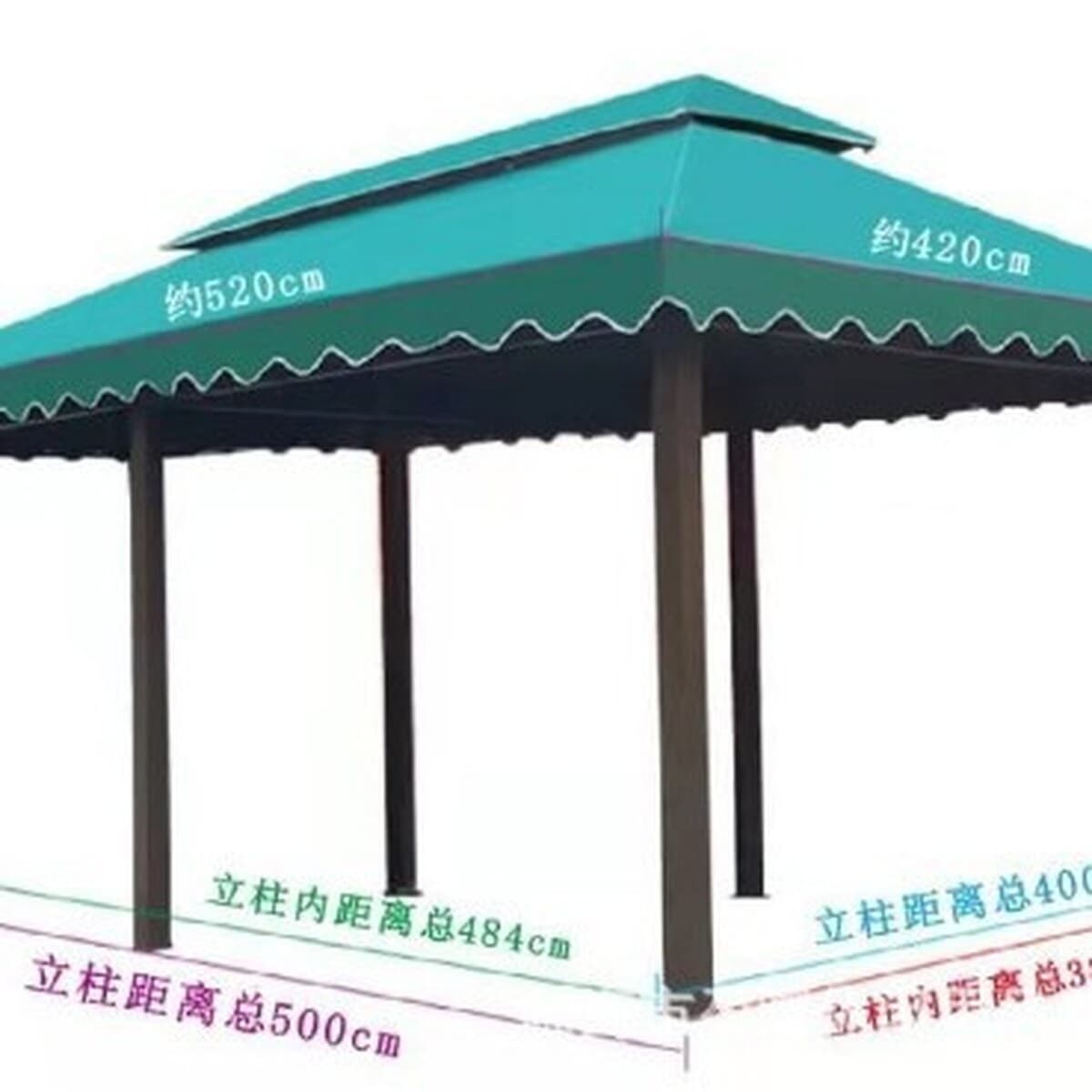 Римская палатка открытая беседка Коммерческая палатка сад вилла двор Тент Открытый Автомобиль навес свадьба