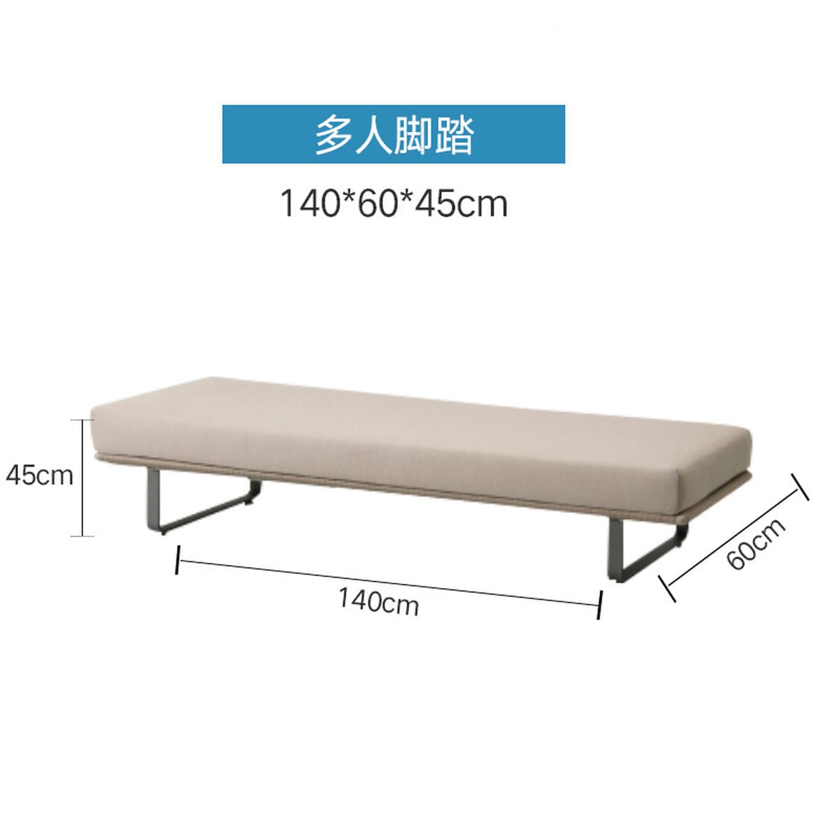 Открытый диван солнцезащитный крем водонепроницаемый внутренний дворик балкон досуг ротанговый стул диван двойной кард...