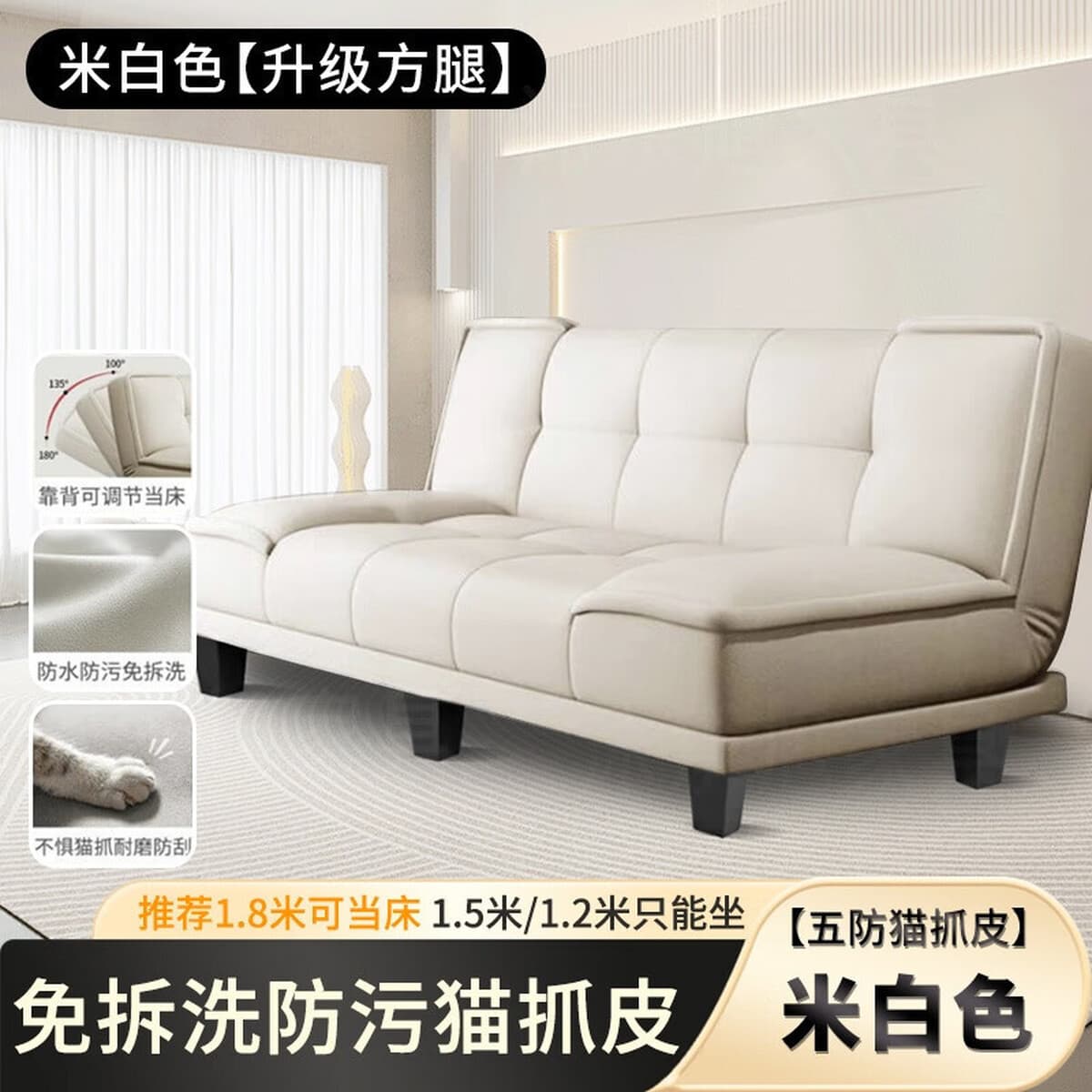 Складной диван-кровать двойного назначения Небольшой квартира диван аренда спальня гостиная простой тканый диван Оптовая цена