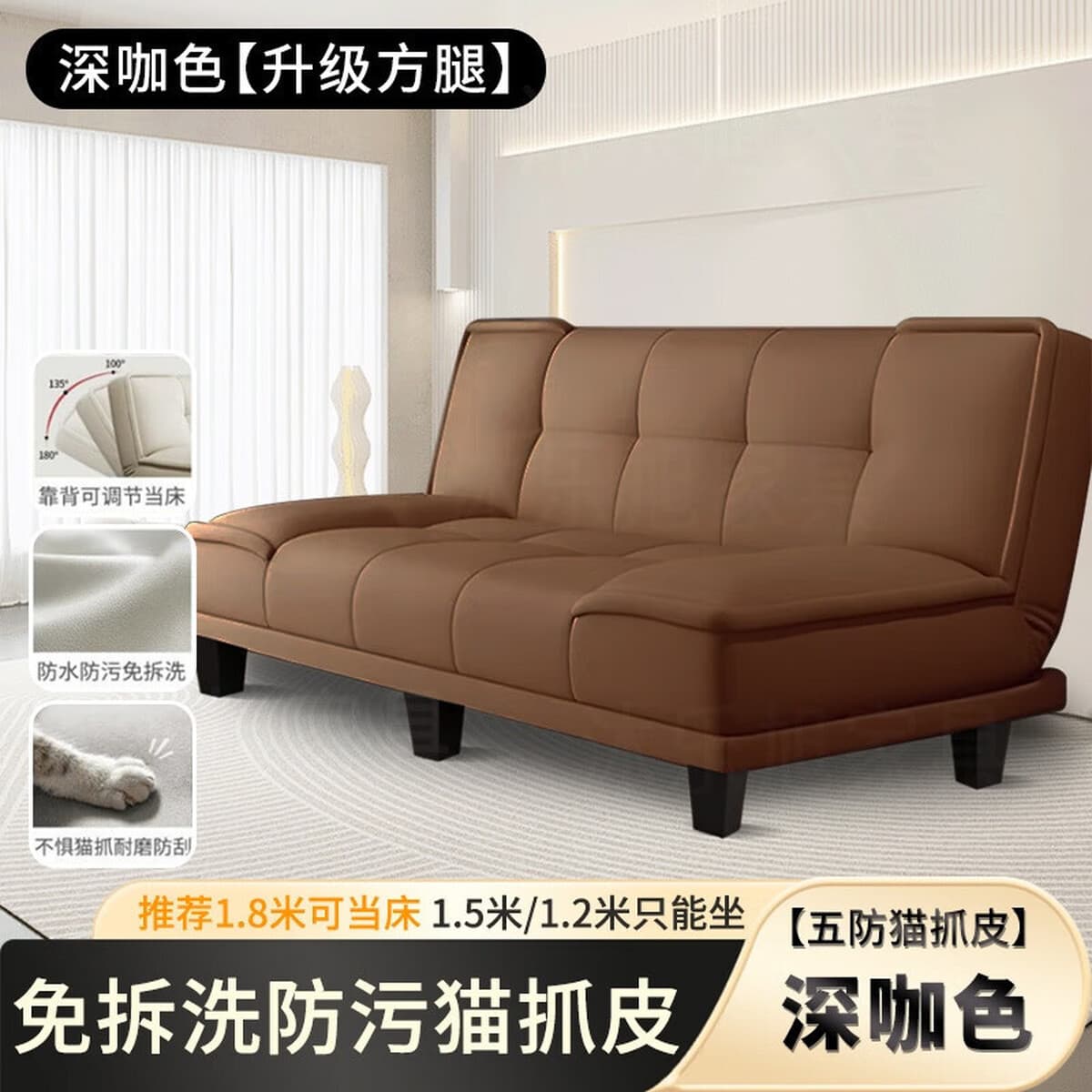 Складной диван-кровать двойного назначения Небольшой квартира диван аренда спальня гостиная простой тканый диван Оптовая цена