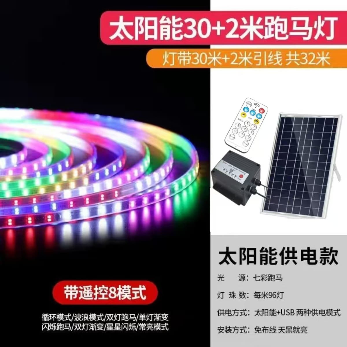 Солнечные разноцветные светильники, уличные, водонепроницаемые, сверхъяркие, новая модель садовых светильников, атмосферные...