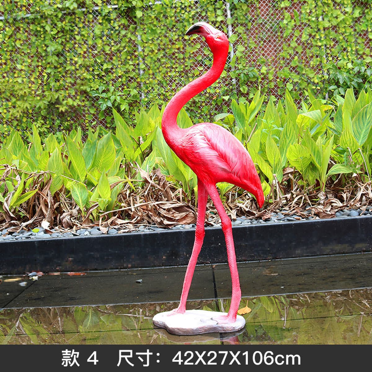 Открытый сад Вилла внутренний дворик бассейн FRP имитация скульптуры фламинго украшения свадебный реквизит украшения подарок