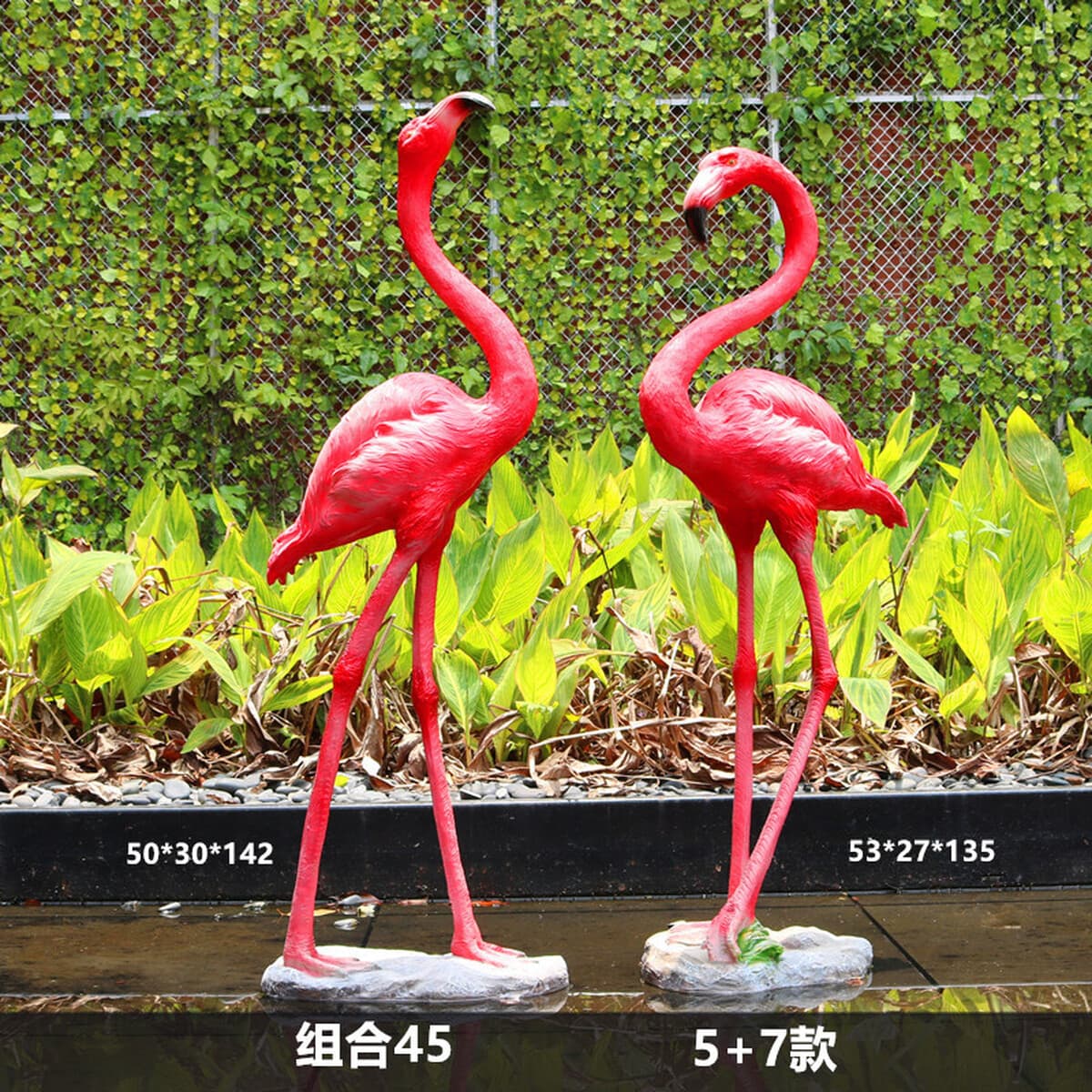 Открытый сад Вилла внутренний дворик бассейн FRP имитация скульптуры фламинго украшения свадебный реквизит украшения подарок