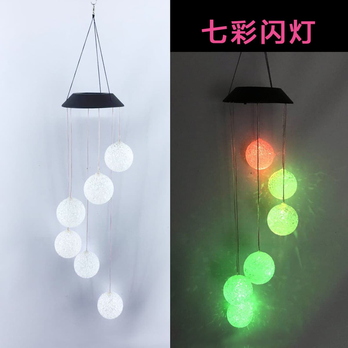 Открытый Солнечный ветер колокольчик свет вилла двор украшение сада Светодиодный Колибри бабочка пейзаж лампа подвесное...