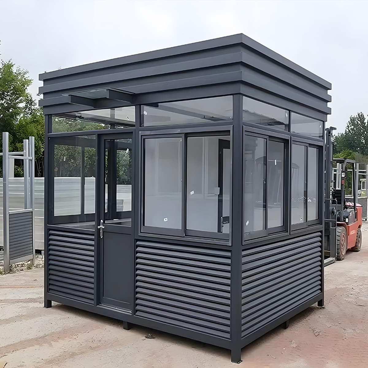 Дежурная будка наружная передвижная для сообщества, фабричная плата, дежурная комната, фиксированный размер, изготовление на...