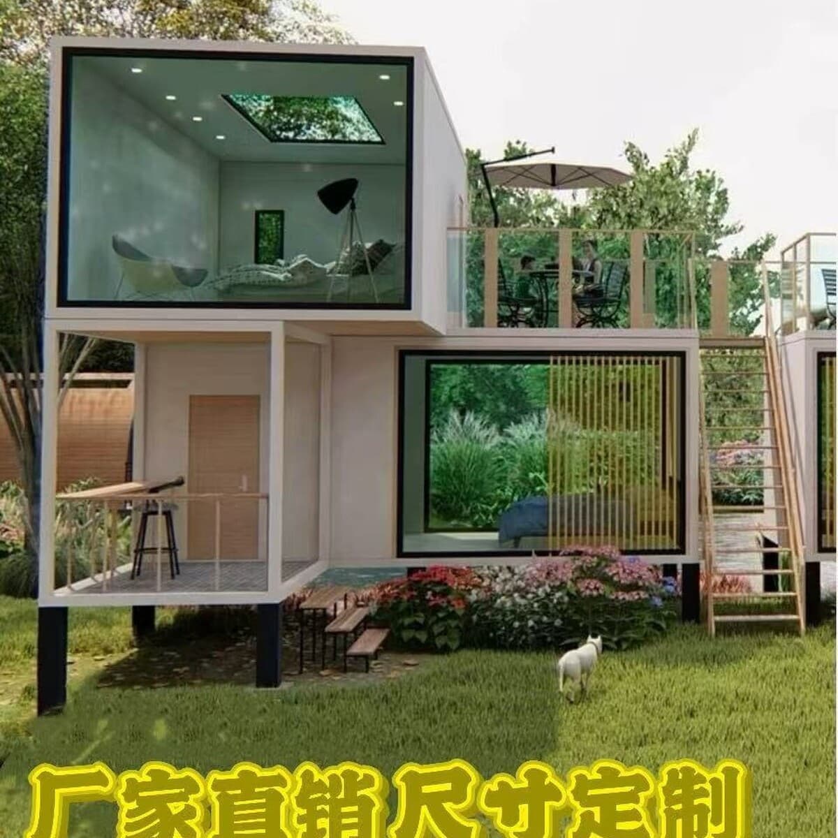 Мобильные дома-контейнеры, модные отели, центры ресепшн, офисные здания, виллы и гостевые дома — эксклюзивно поставляются...