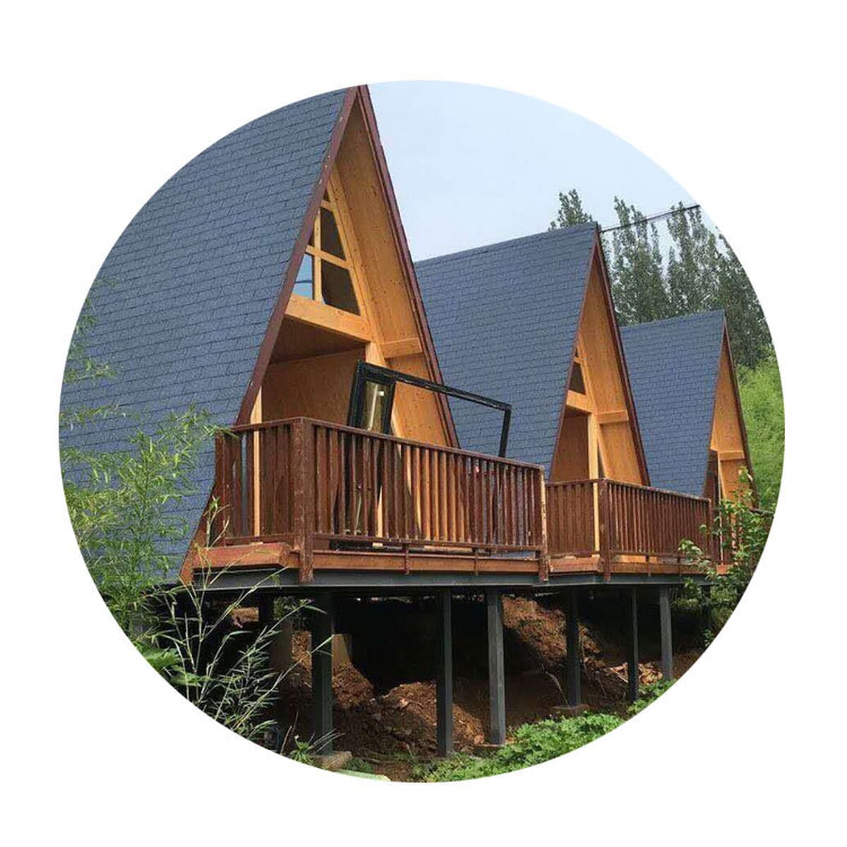 Производитель деревянных домов на заказ из массива дерева, изготовление домов в стиле интернет-знаменитостей из контейнеров,...