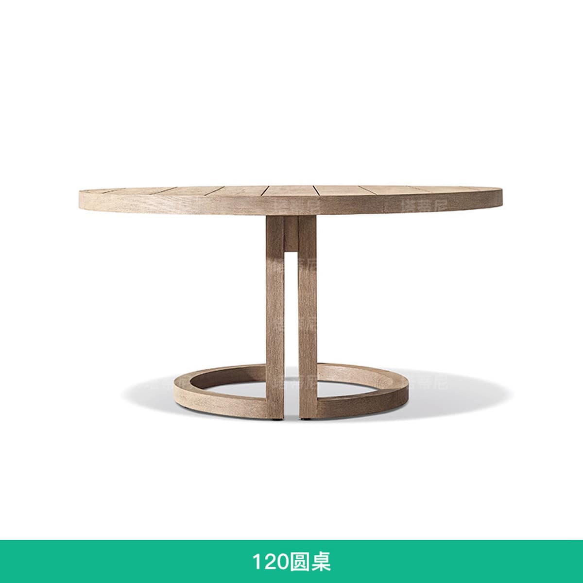 Открытый массивный деревянный стол и стулья внутренний дворик Вилла под открытым небом Антикоррозийный тик досуг Открытый...