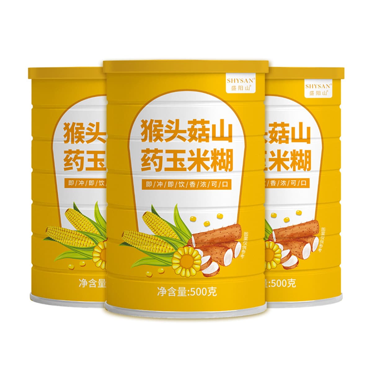 Голова обезьяны гриб Ям кукурузная паста горное питание Shengyang завтрак еда Замена порошок 500 г мгновенное ПИВОВАРЕНИЕ...