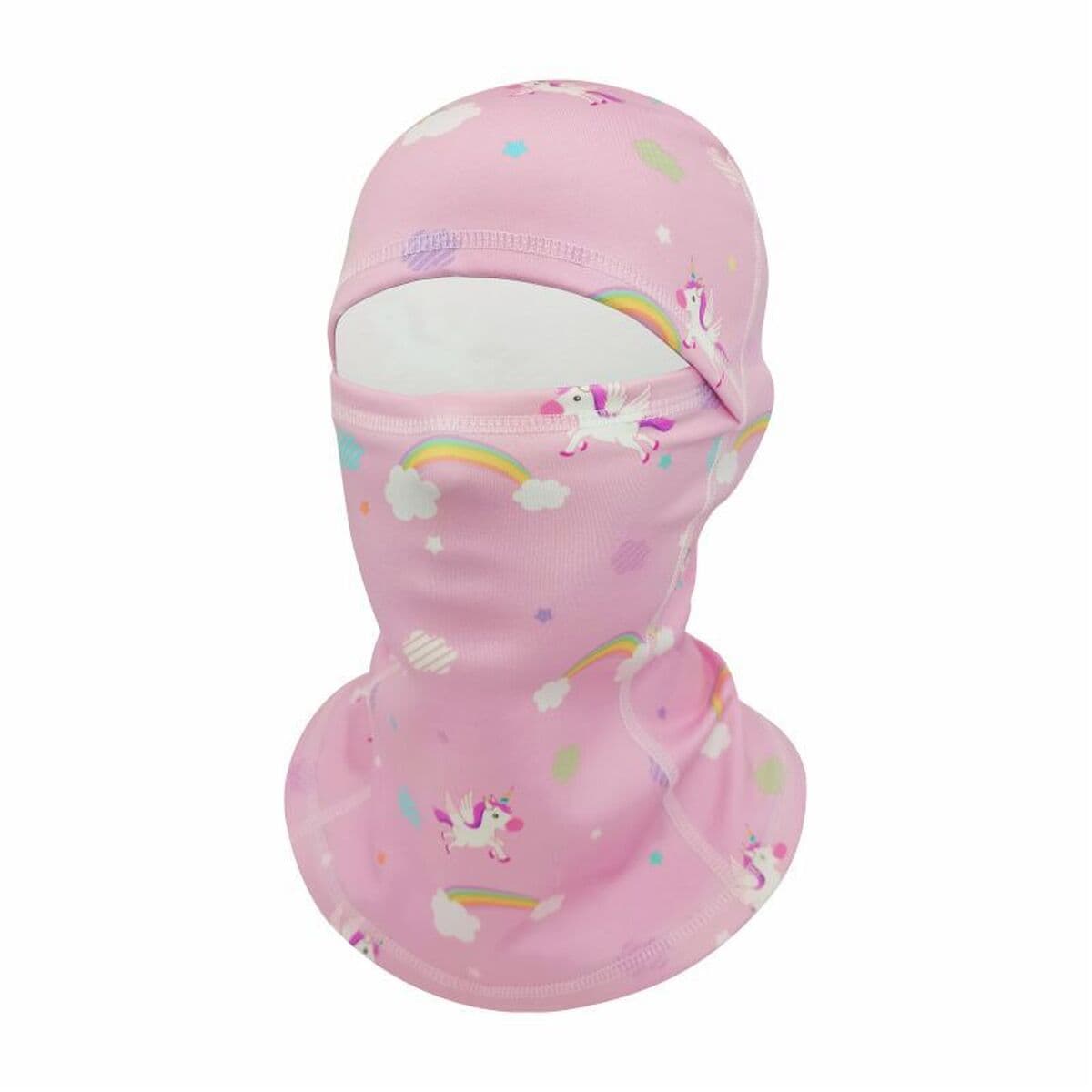 Зимняя детская Лыжная маска на флисовой подкладке Защитный головной убор для лица Уличная ветрозащитная холодостойкая теплая...